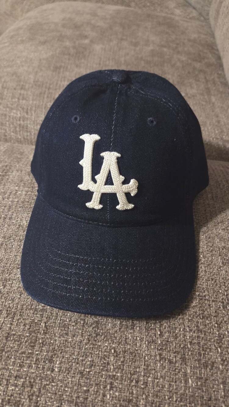 Liberty Ridges Los Angeles Dodgers LA Denim Baseball Hat Cap Adjustable